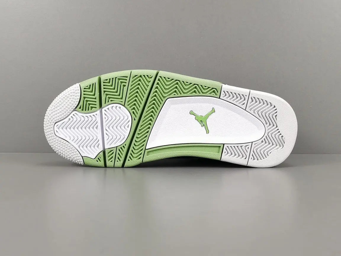 Jordan 4 Seafoam white green leather retro limited edition sneakers unisex premium
