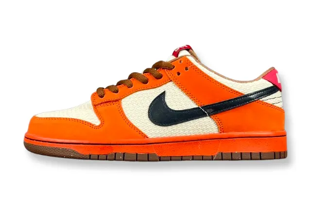 Nike SB Dunk UN-Hemp low top skate sneaker natural hemp side view