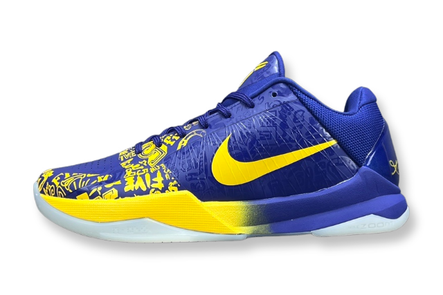 Nike Kobe 5 Protro x 5 Rings basketball shoes with championship-inspired design
