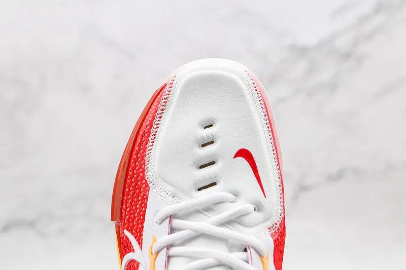 Nike University Red White Yellow basketball shoes