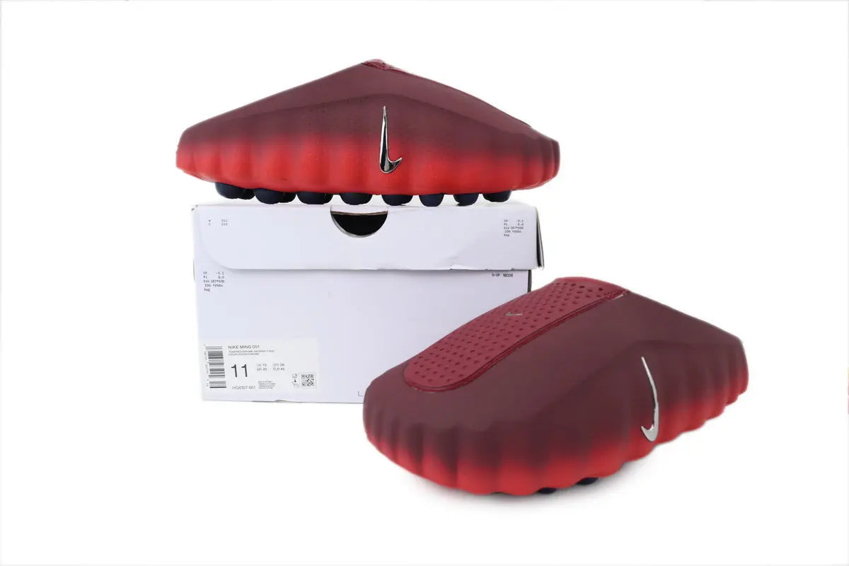 Nike Mind 001 Slide in Team Red University Red comfortable foam slip-on sandals