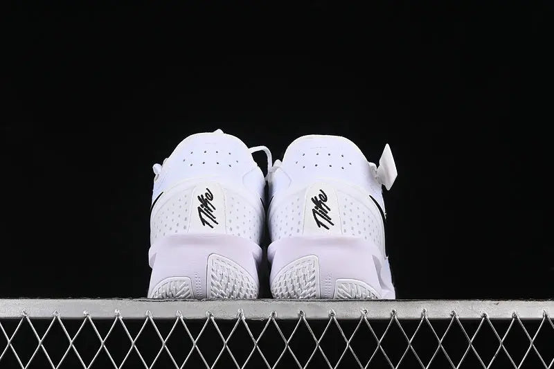 Nike Air Zoom GT Cut 3 Panda basketball shoes black white front view performance sneakers