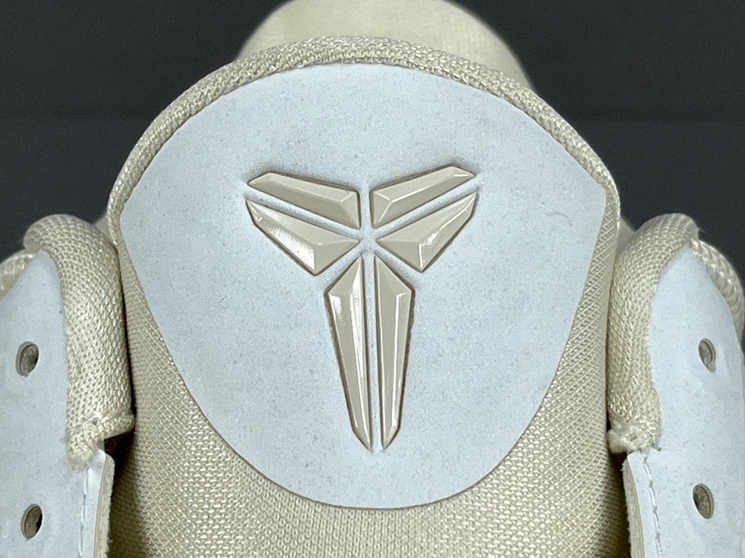 Nike Kobe 5 x Off-White collaborative basketball shoes with deconstructed design details
