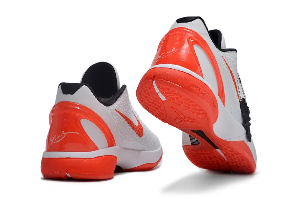 Nike Kobe 6 Protro Team USA PE basketball shoes in patriotic colors.
