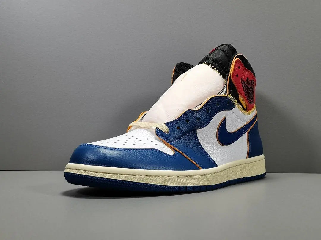 Jordan 1 Retro High Fragment Union Varsity Red Sport Royal sneaker
