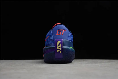 Nike Air Zoom GT Cut Blue Void Purple Red basketball shoes with Zoom Air cushioning