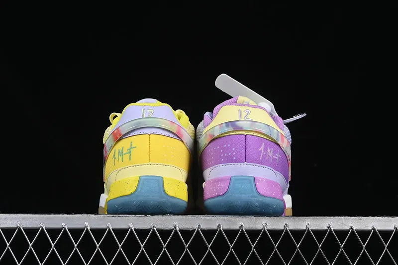 nike ja 1 x eybl nationals basketball shoes side view with vibrant eybl nationals colorway