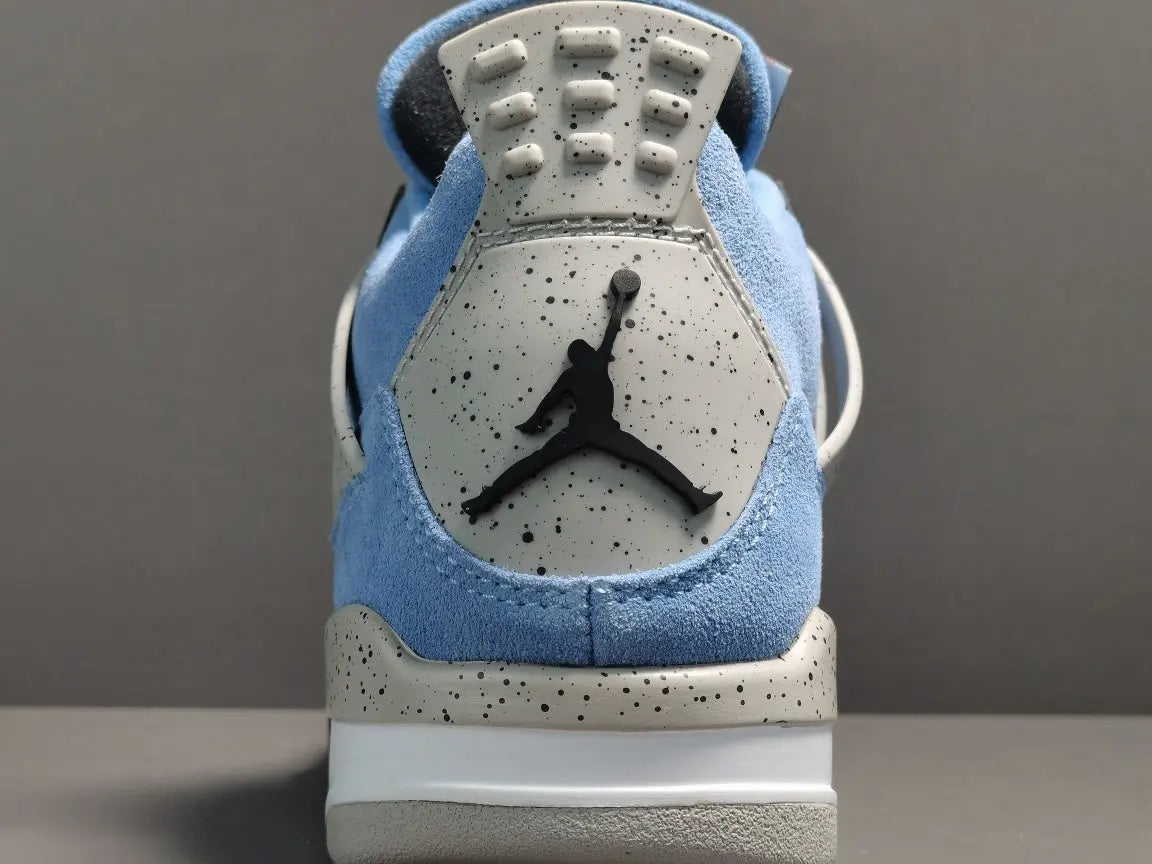 Air Jordan 4 University Blue white blue sneakers premium men's shoes
