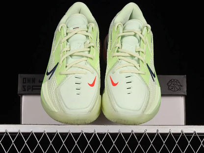 Nike Grinch colorway athletic shoes bright green