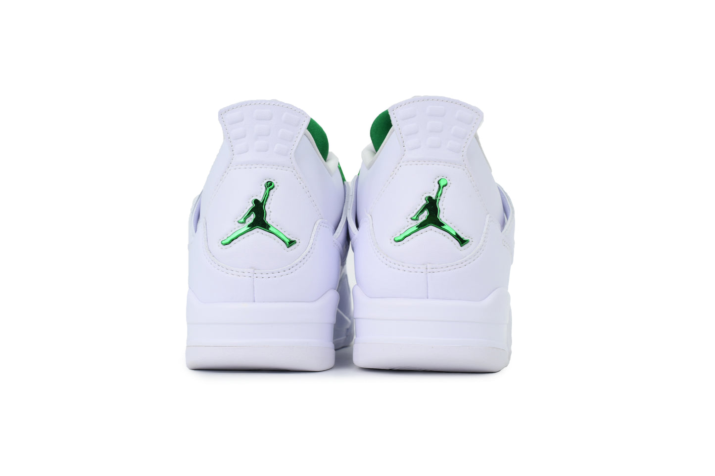 Jordan 4 Metallic Green green white leather retro sneakers unisex premium
