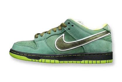 Nike SB Dunk x Concepts Green Lobster sneaker with green tones details