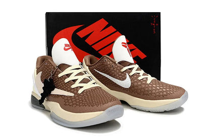 Nike Kobe 6 Protro Travis Scott Reverse Mocha basketball shoes collaboration edition
