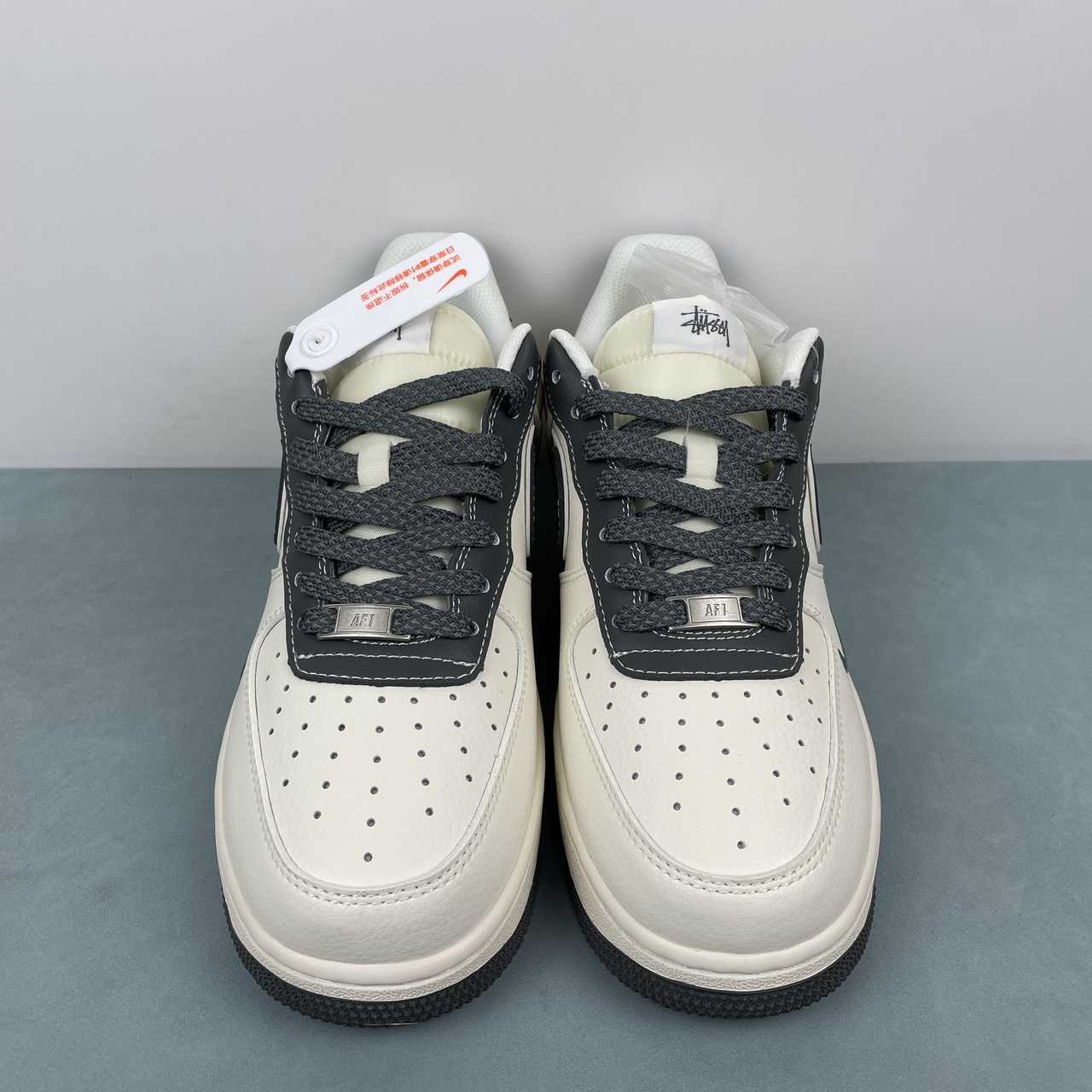 NIKE AIR FORCE 1 x STUSSY CUSTOM WHITE Replico