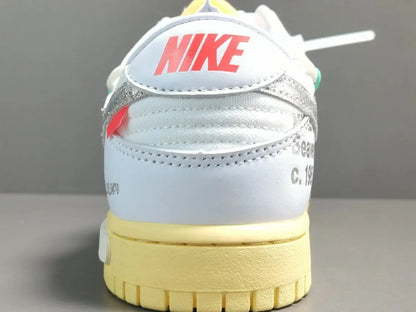 Nike Dunk Off White Lot 01 limited edition sneakers premium streetwear collaboration

