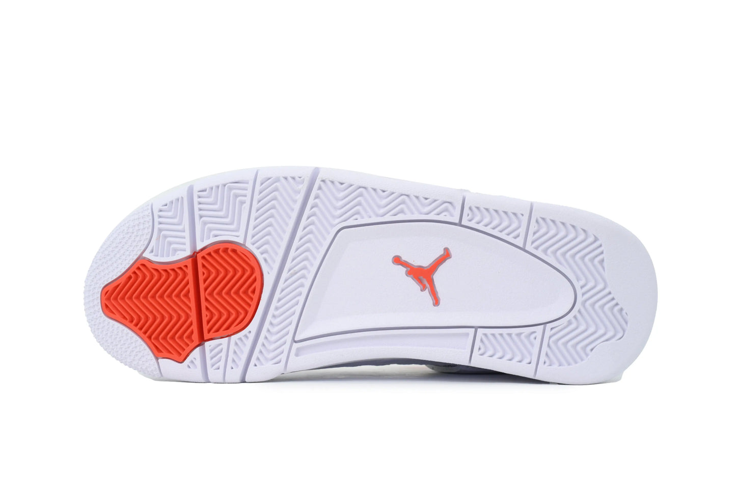 Jordan 4 Metallic Orange orange white leather retro sneakers unisex premium
