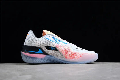 Nike Air Zoom GT Cut White Black Laser Blue performance basketball sneakers lightweight low profile design