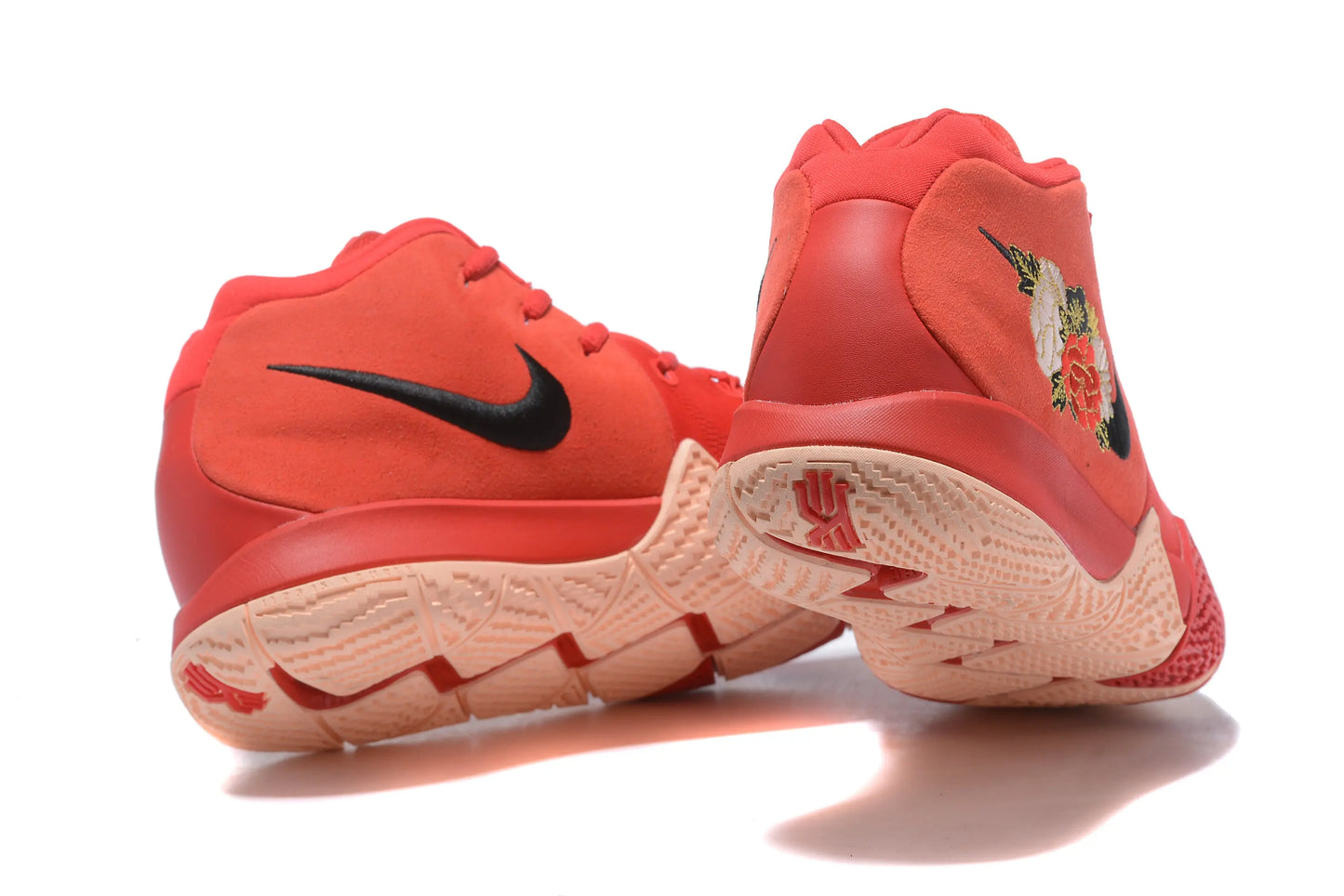 Nike Kyrie 4 x Chinese New Year basketball shoes – red and gold low-top sneakers with Zoom Air cushioning and Lunar New Year design