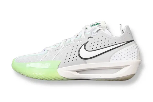 Nike Air Zoom GT Cut 3 Vapor Green basketball shoes front view performance sneakers