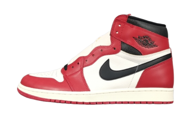 Jordan 1 Retro High Chicago Lost & Found sneakers with classic vintage design