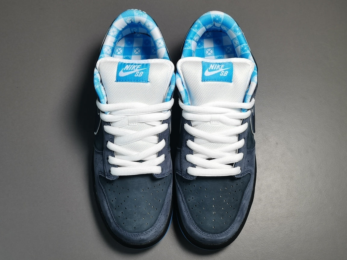 Nike SB Dunk x Concepts Blue Lobster sneaker with blue coastal details
