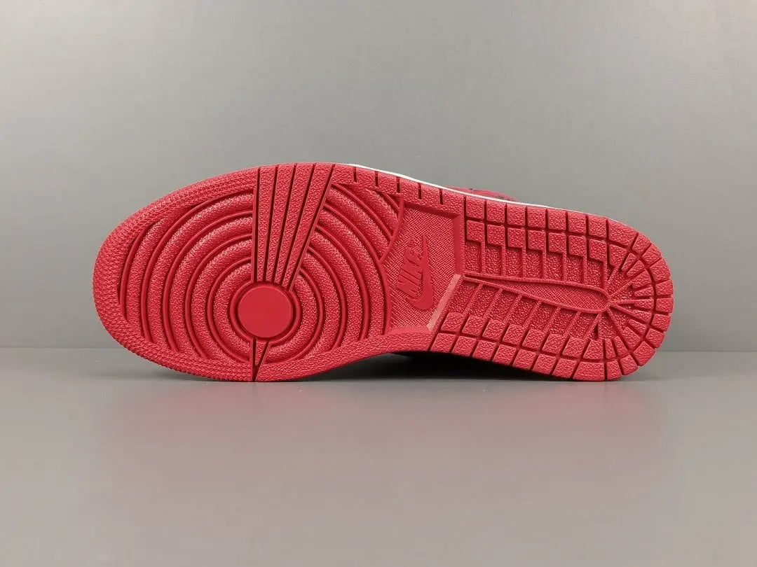 Air Jordan 1 Retro High Bred Toe red black white sneaker
