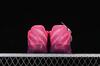 nike ja 3 x max volume basketball shoes side view with bold high energy colorway design