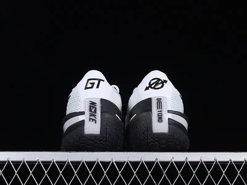 Nike Air Zoom GT Cut White Black performance basketball sneakers lightweight low profile design