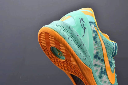 Nike Kobe 8 Green Glow Laser Orange basketball shoes mens performance sneakers
