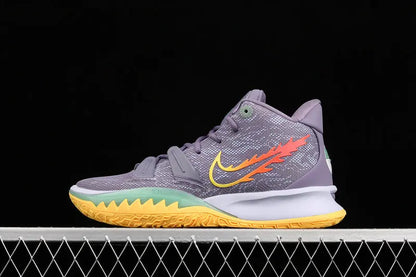 Nike Kyrie 7 x Daybreak basketball shoes – low-top sneakers with sunrise-inspired colorway, Zoom Air cushioning, and performance traction