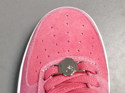BAPE STA LOW sneakers soft pink suede streetwear casual premium shoes