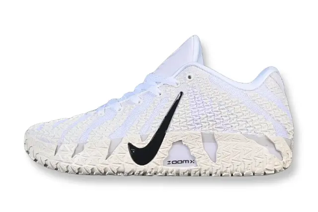 nike ja 3 x sound check basketball shoes side view with dynamic music inspired colorway