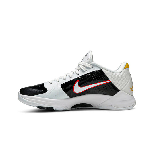 Nike Kobe 5 Protro Alternate Bruce Lee basketball shoes in yellow and black colorway
