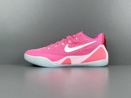 Nike Kobe 9 EM Low Protro Kay Yow Think Pink basketball shoes mens sneakers