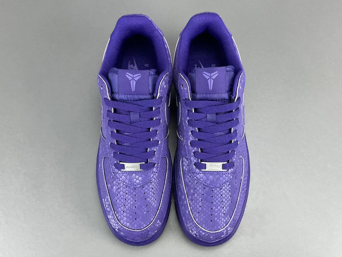 Nike Air Force 1 Court Purple Kobe Bryant inspired basketball sneakers leather