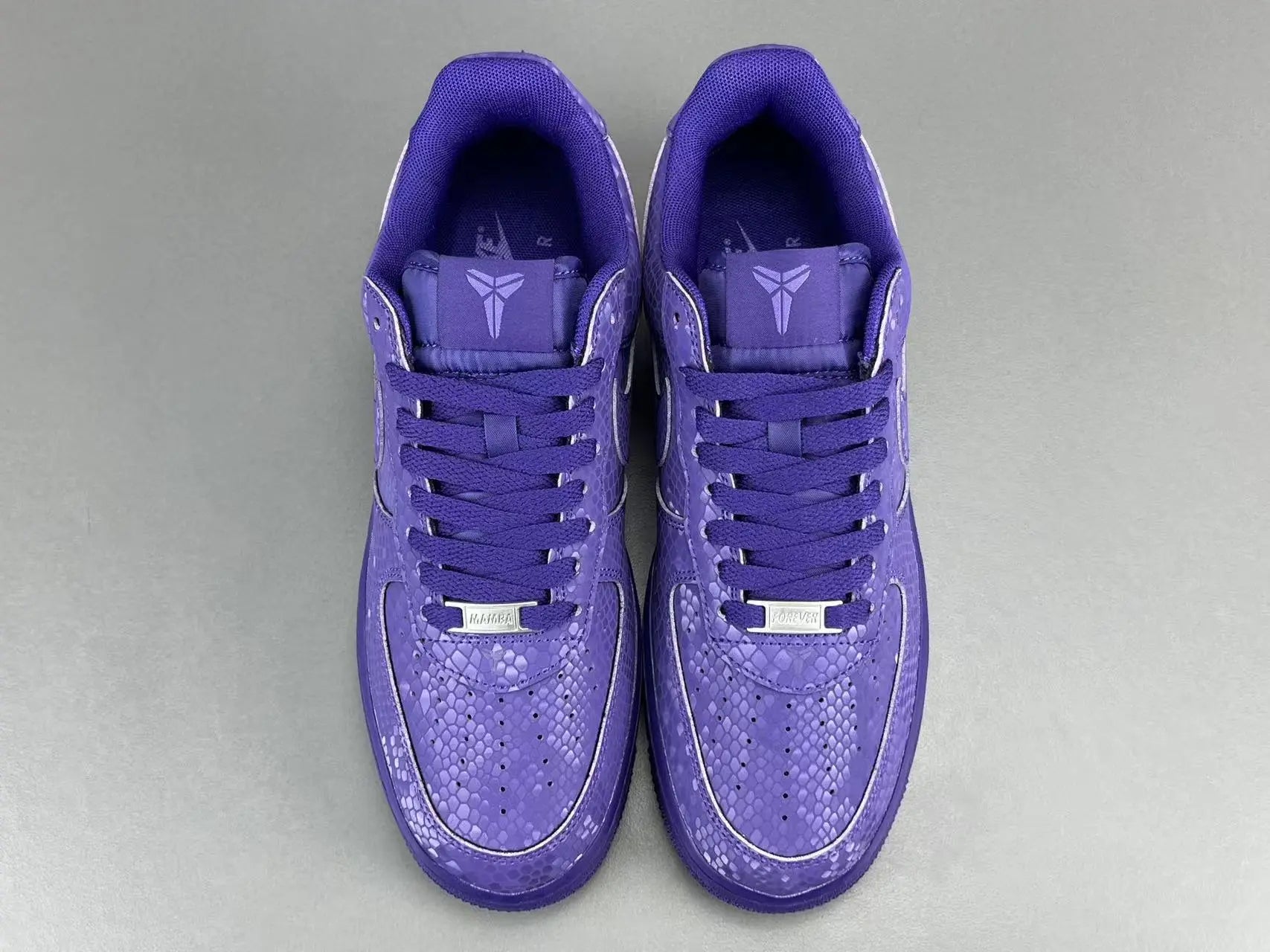 Nike Air Force 1 Court Purple Kobe Bryant inspired basketball sneakers leather