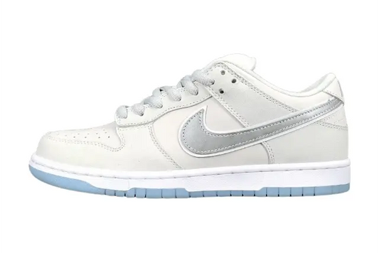 Nike SB Dunk White Lobster Friends and Family low top sneaker side view white grey