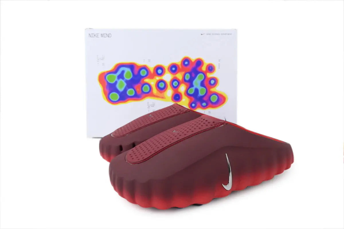 Nike Mind 001 Slide in Team Red University Red comfortable foam slip-on sandals