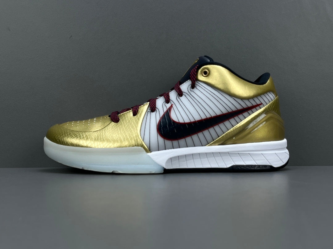 NIKE Kobe 4 Protro Gold Medal basketball sneaker, low-top, premium design