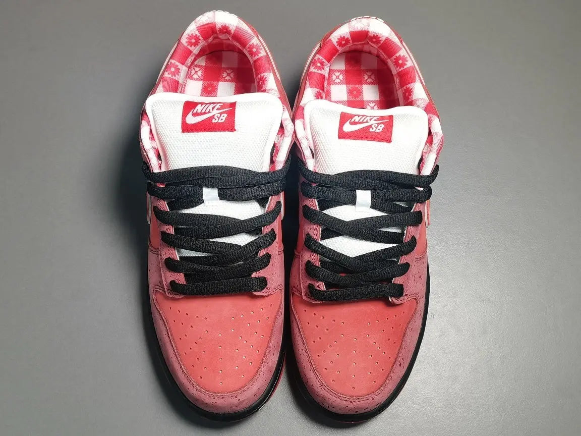 Nike SB Dunk x Concepts Red Lobster sneaker with bold red nautical details
