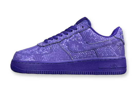Nike Air Force 1 Court Purple Kobe Bryant inspired basketball sneakers leather