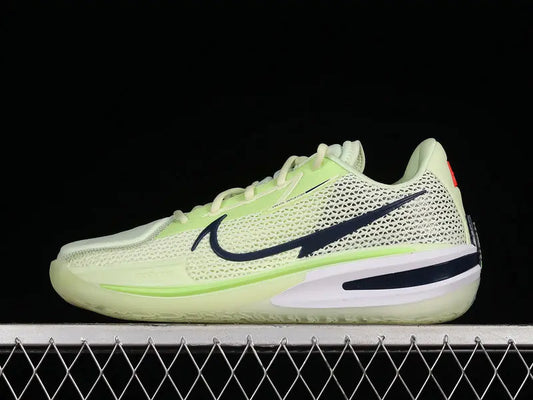 Nike Grinch colorway athletic shoes bright green