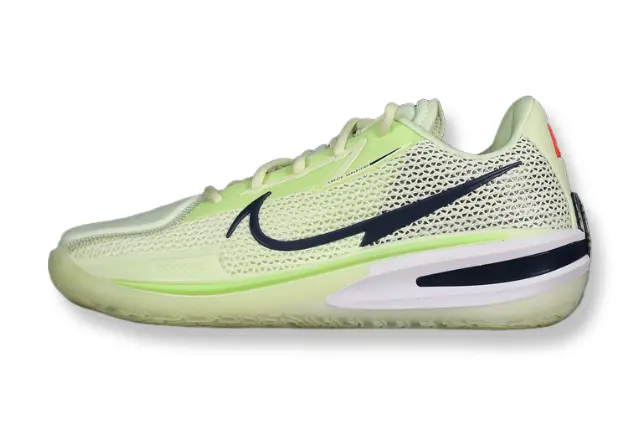 Nike Grinch colorway athletic shoes bright green