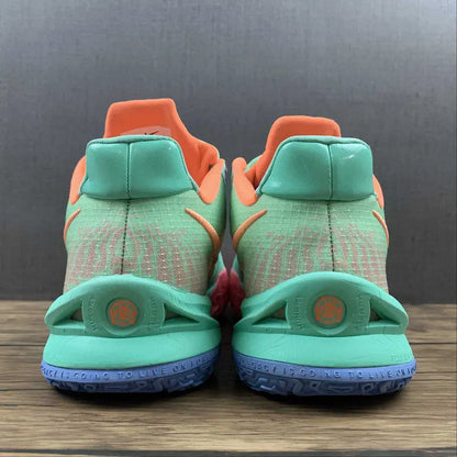 Nike Kyrie 4 Low Keep Sue Fresh basketball shoes – multicolor limited edition sneakers with #KeepSueFresh embroidered and Zoom Air cushioning for court performance
