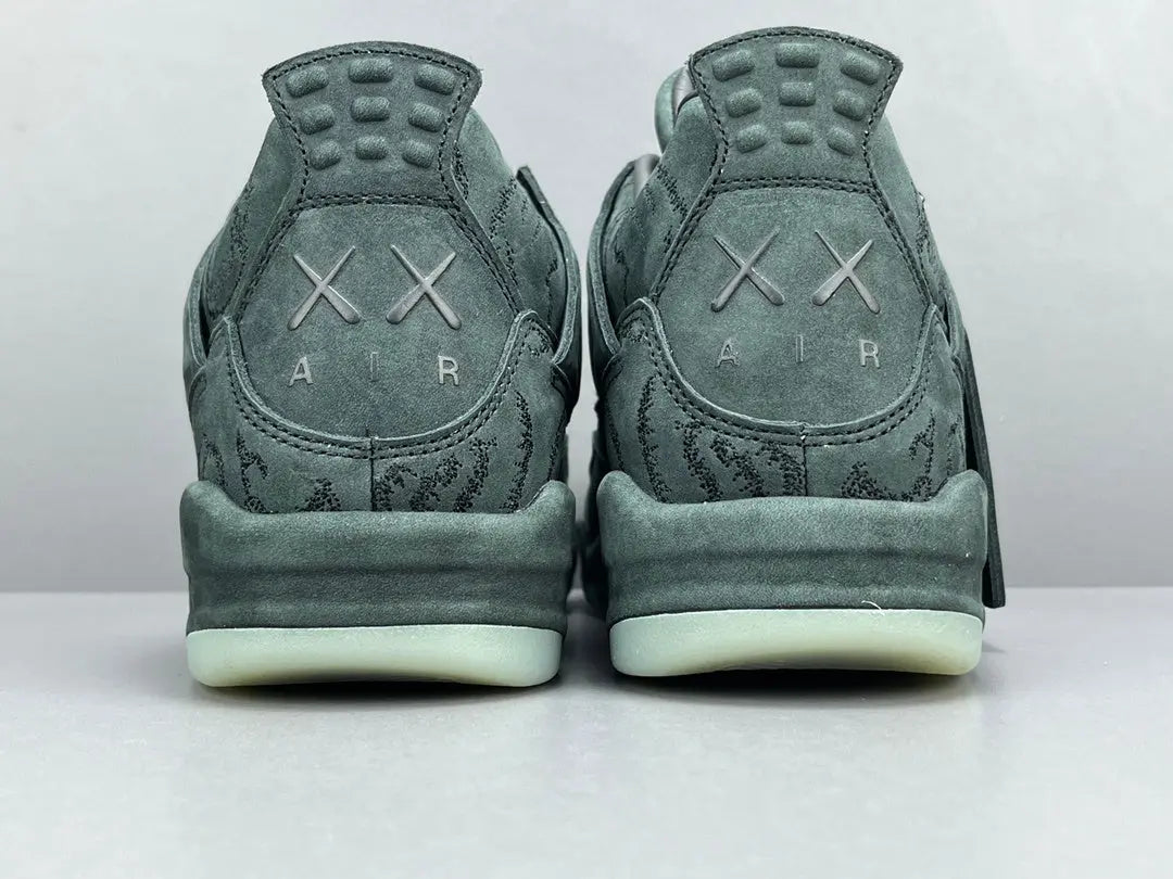 Air Jordan 4 KAWS Black Olive limited edition sneakers premium men's shoes
