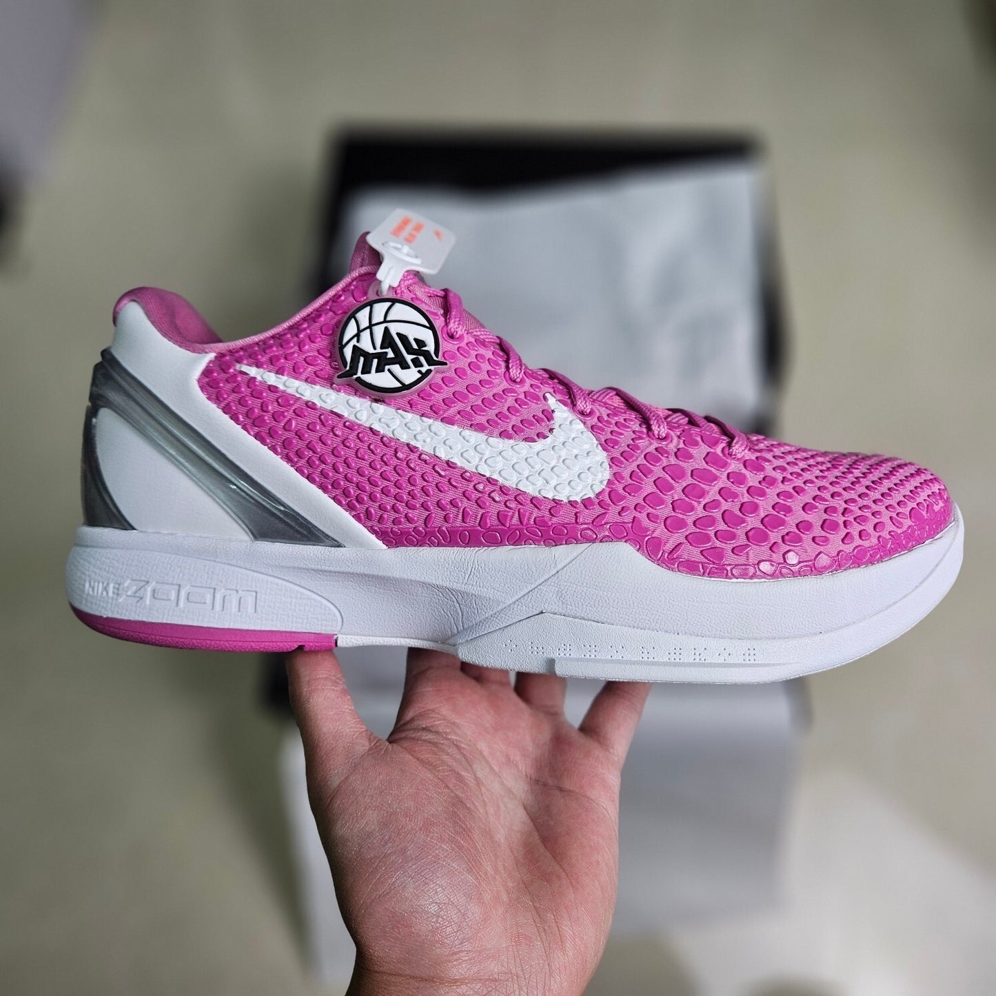 Nike Kobe 6 Think Pink basketball shoes vibrant pink performance and style design