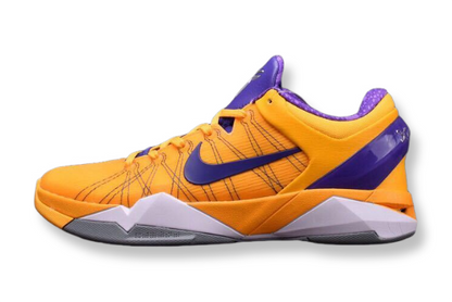 Nike Kobe 7 Yin and Yang basketball shoes black and white split design
