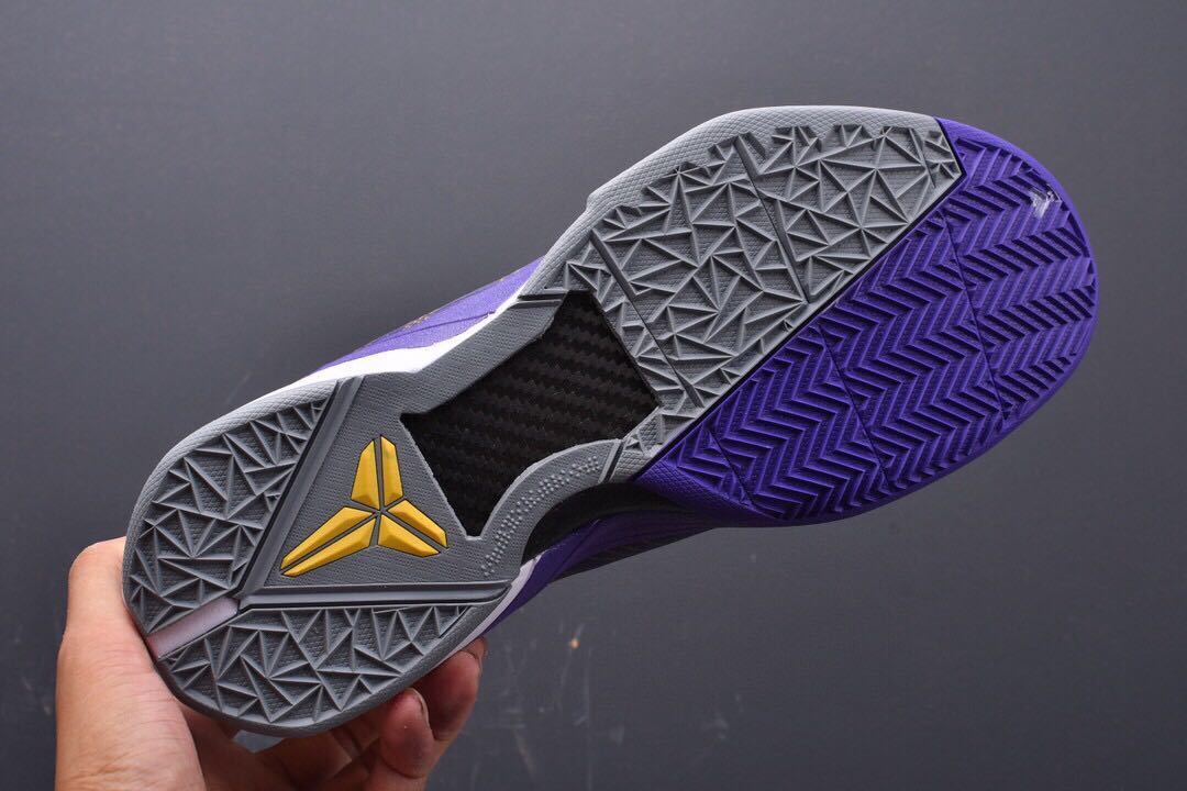 Nike Kobe 7 Yin and Yang basketball shoes black and white split design
