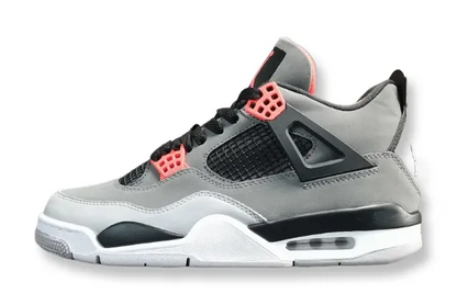 Air Jordan 4 Infrared sneakers black grey red accents iconic retro design

