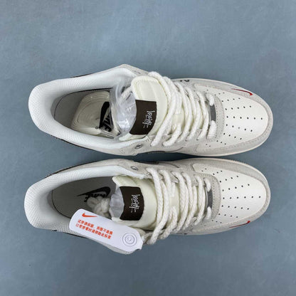 NIKE AIR FORCE 1 x STUSSY CUSTOM BROWN Replico