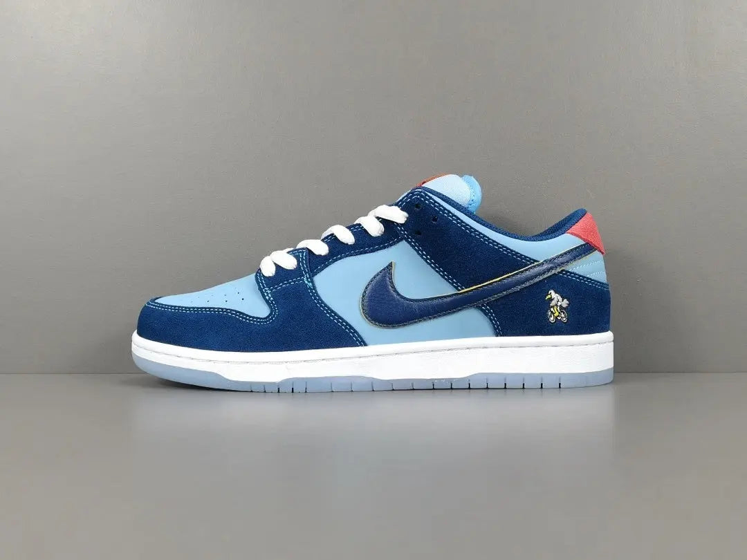 Nike SB Dunk Low Why So Sad? multi-color sneaker premium leather suede limited edition skateboarding shoe